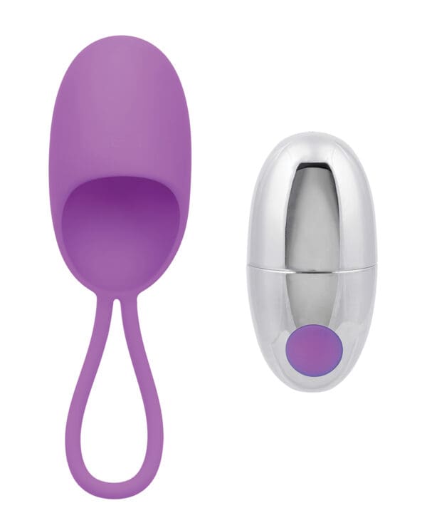 Turbo Buzz Bullet Stimulator w/Removable Silicone Sleeve - Purple - Image 4