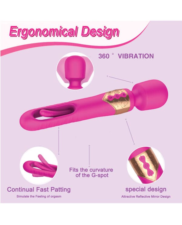 Ellie Flicking Wand - Hot Pink - Image 5
