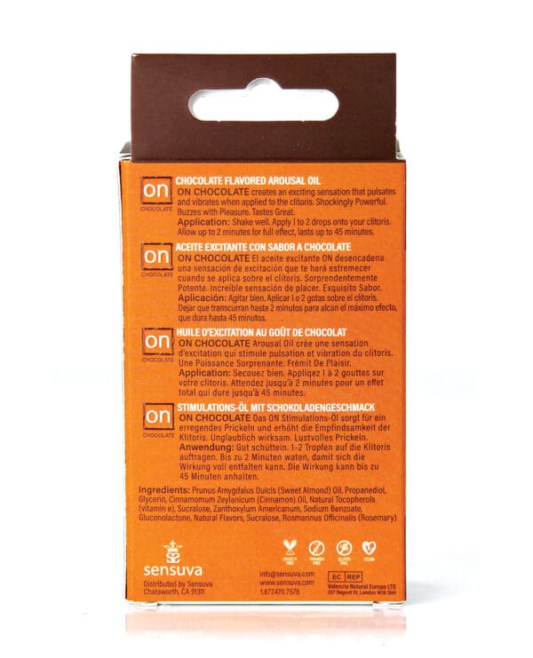 ON Arousal Oil Medium Box - 5 ml Chocolate - Image 2