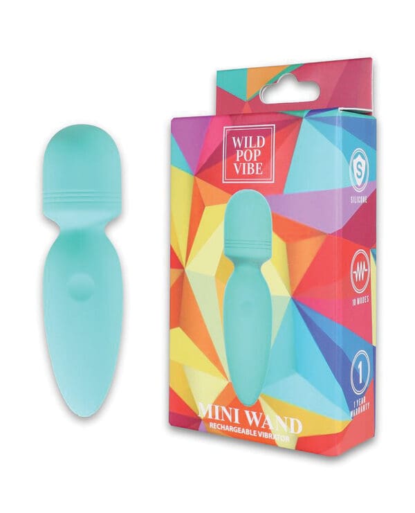 Wild Pop Vibe Mini Wand - Aqua - Image 3