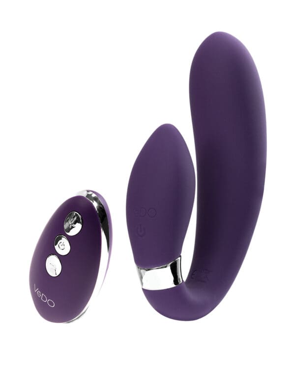 VeDO Jeni Dual Motor Vibe w/Remote - Purple - Image 2