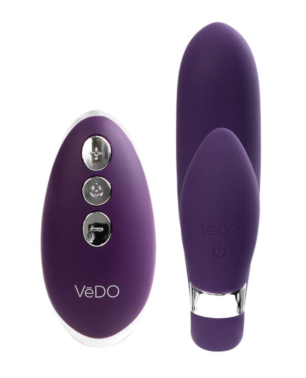 VeDO Jeni Dual Motor Vibe w/Remote - Purple - Image 4