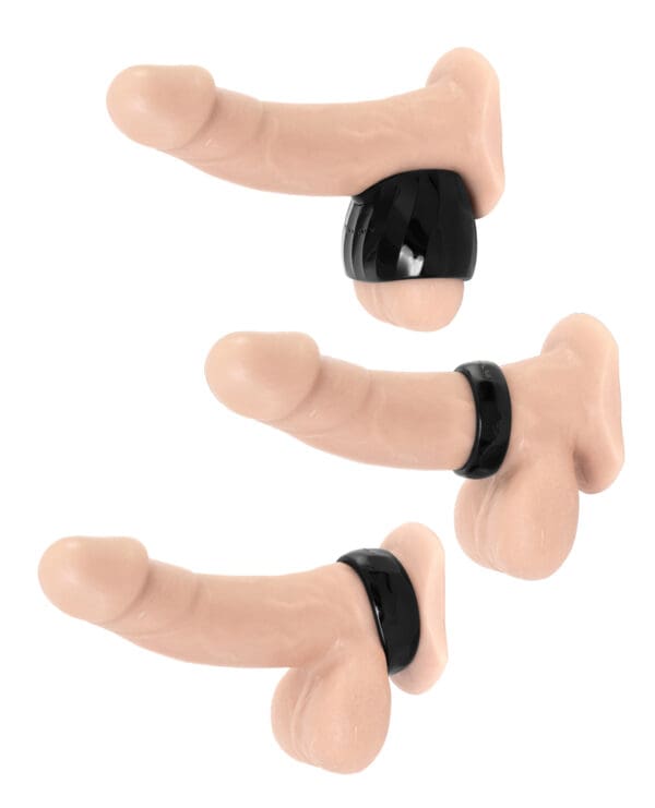 Maxtasy Performance Rings - Black Set of 3 - Image 4
