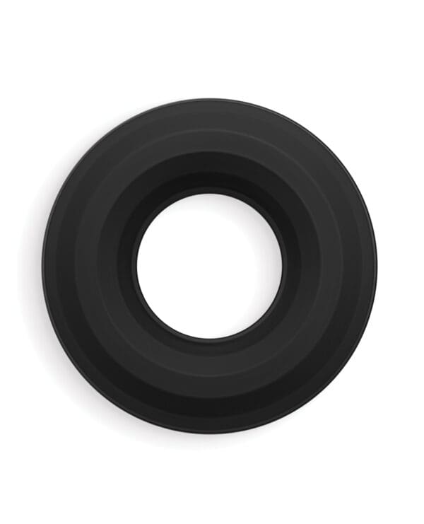 Renegade Fireman Cock Ring - Medium Black - Image 2
