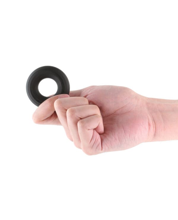 Renegade Fireman Cock Ring - Medium Black - Image 3