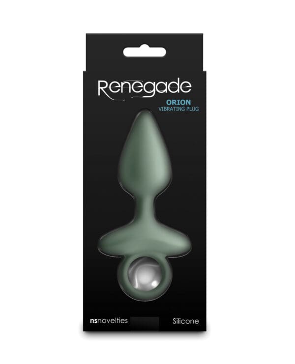 Renegade Orion Vibrating Anal Plug - Sage - Image 4