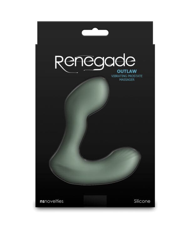 Renegade Outlaw Vibrating Prostate Massager - Sage - Image 4