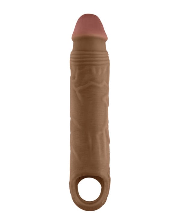 Shaft Model F Flexskin Liquid Silicone 7.8" Sheath - Oak - Image 3