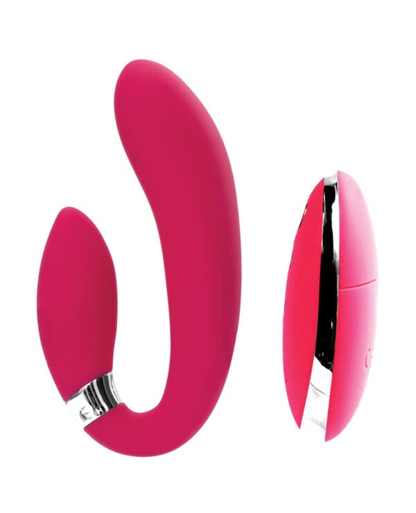 VeDO Jeni Dual Motor Vibe w/Remote - Pink - Image 3