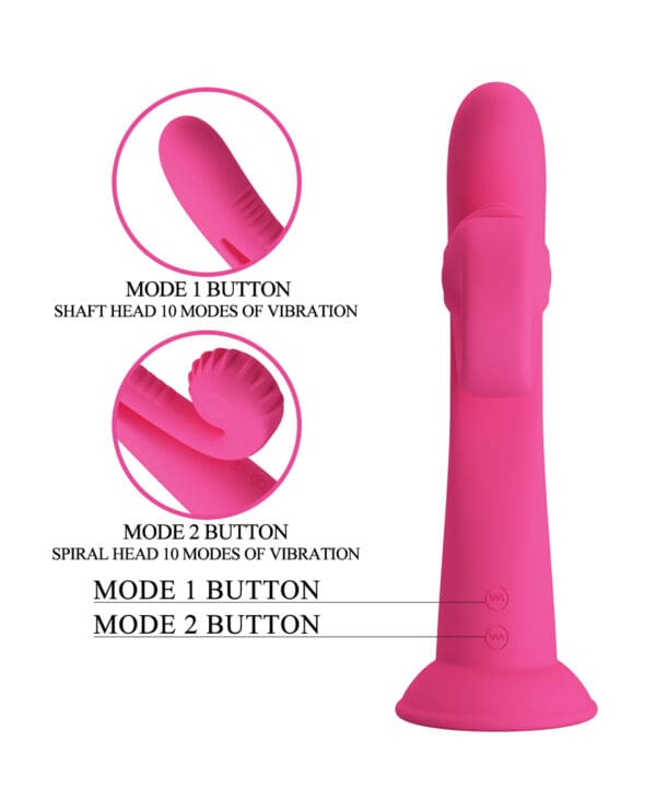 Pretty Love Romance Selma Snail Rabbit - Hot Pink - Image 5