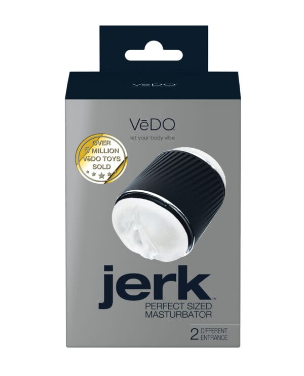 VeDO Jerk Masturbation Sleeve - Black/Clear - Image 5