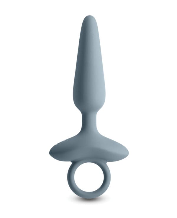 Renegade Maverick Vibrating Anal Plug - Gray - Image 2