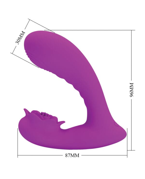 Pretty Love Nadal Wearable Dual Stim Thumper - Fuchsia - Image 5