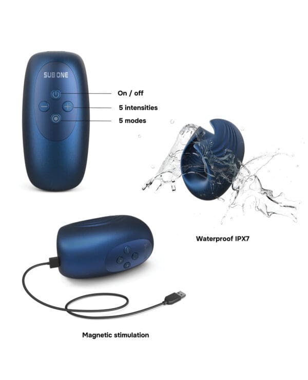 Manwan Sub-One Tapping Male Masturbator - Stellar Blue - Image 3