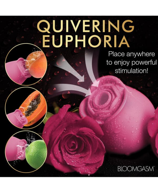 Bloomgasm The Perfect Rose Clitoral Stimulator - Pink - Image 5