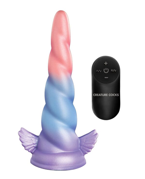 Creature Cocks - Deluxe Dream Rider Vibrating Unicorn Silicone Dildo - Image 2