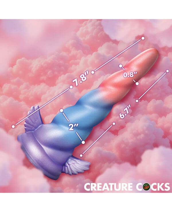 Creature Cocks - Deluxe Dream Rider Vibrating Unicorn Silicone Dildo - Image 4
