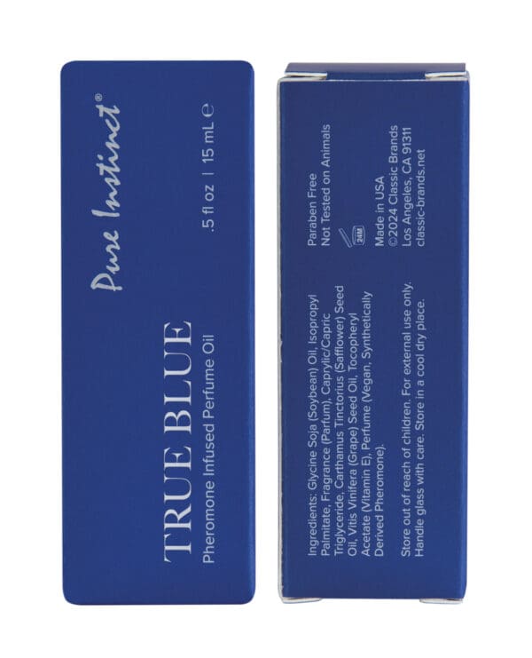 Pure Instinct Pheromone Perfume Oil w/Dripper - 15 ml True Blue - Image 3