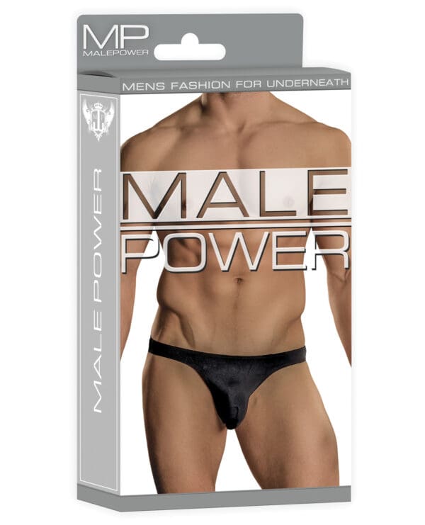 Male Power Bong Thong Black S/M - Image 3