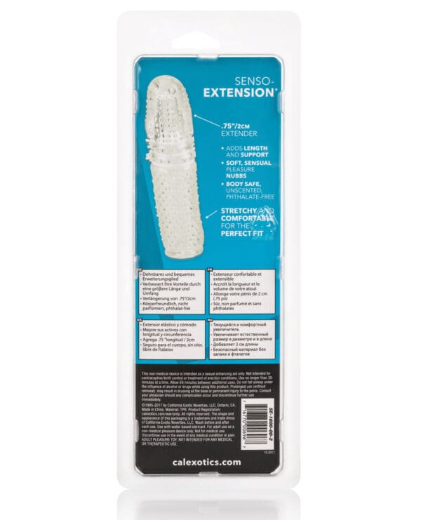 Senso Silicone Extension - Clear - Image 2