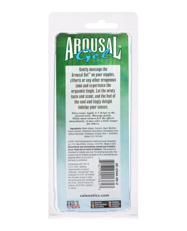 Arousal Gel - .25 oz Mint - Image 2