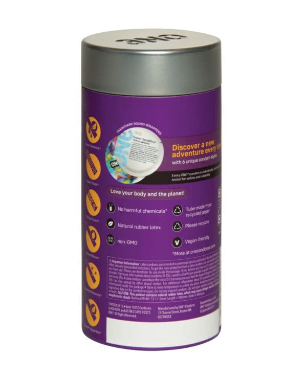One Mixed Pleasures Condoms - Jar of 12 - Image 2