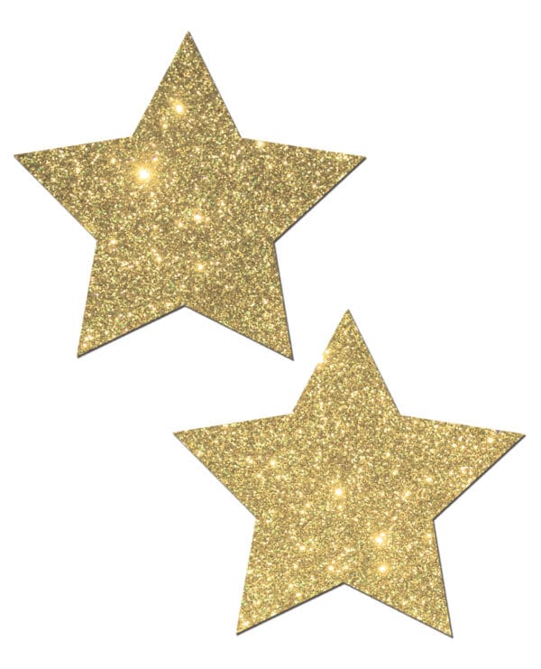 Pastease Premium Glitter Star - Gold O/S - Image 2