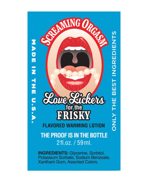 Love Lickers - 2 oz Screaming Orgasm Raspberry - Image 2