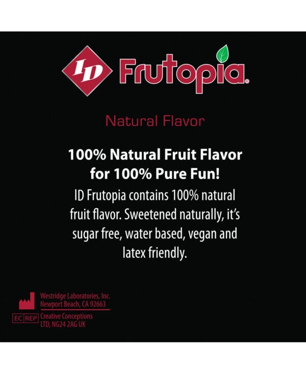 ID Frutopia Natural Lubricant - 1 oz Cherry - Image 2