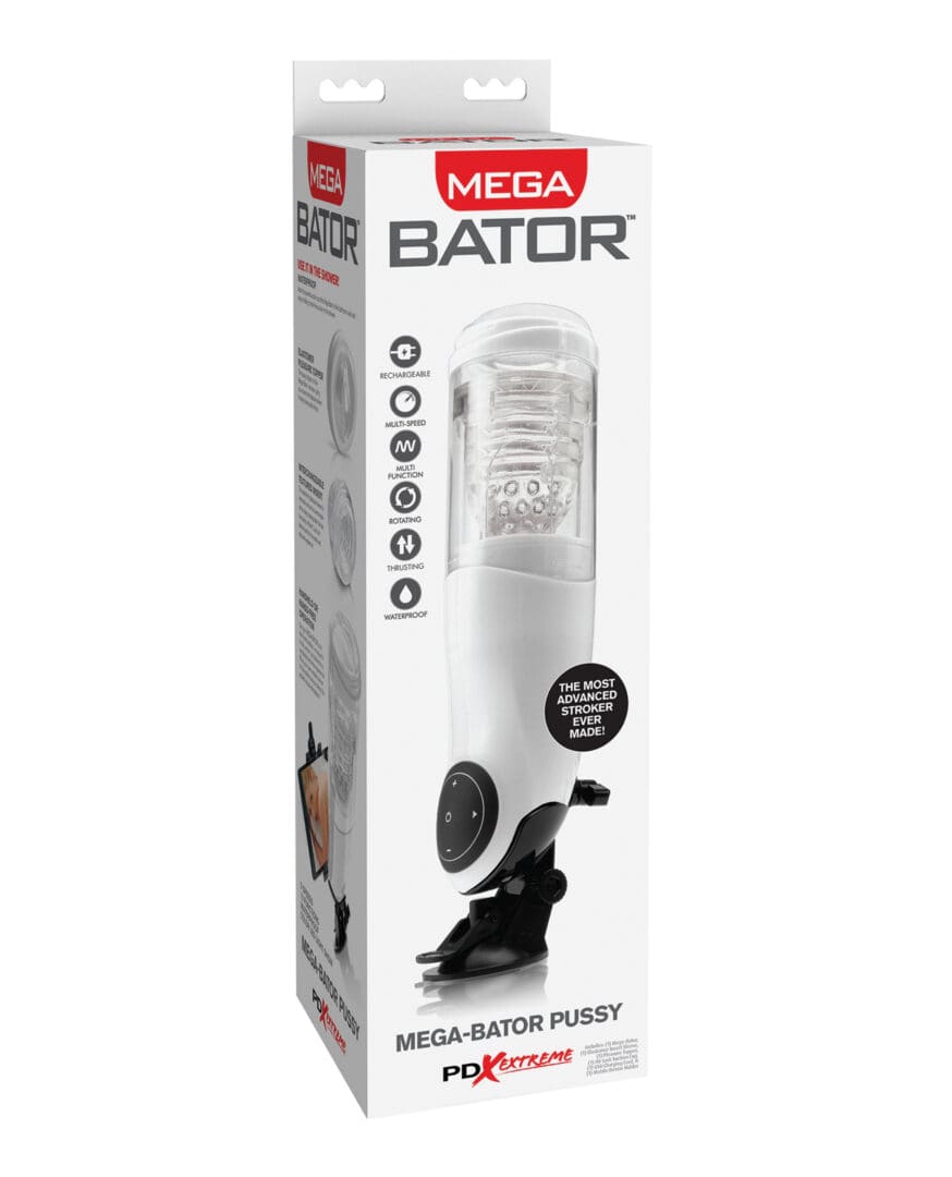 PDX Extreme Mega Bator Rechargeable Strokers - Pussy