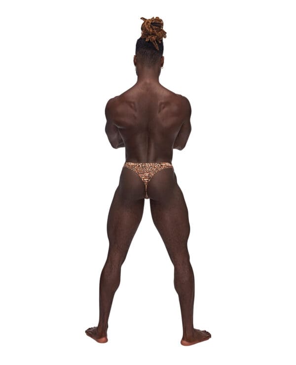 Male Power Wonder Thong Animal Print L/XL - Image 2
