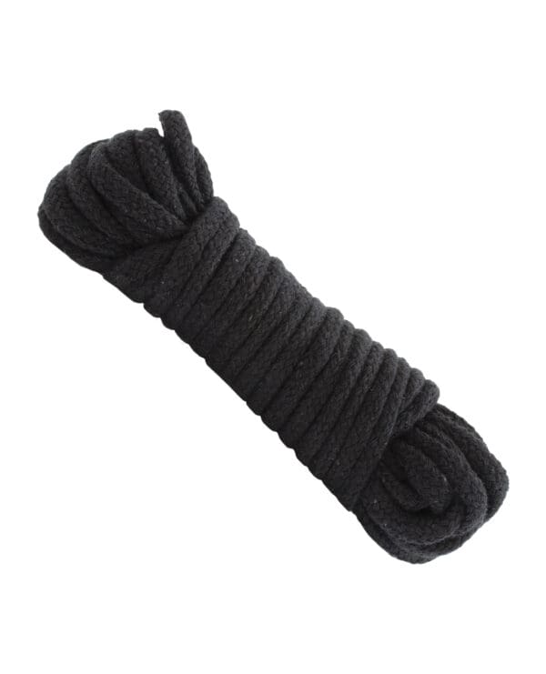 Japanese Style Bondage Cotton Rope - Black - Image 2