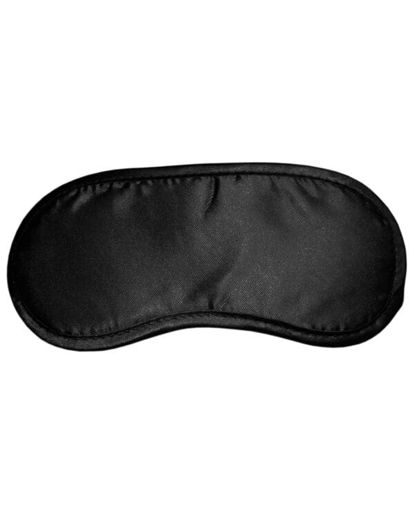 Sex & Mischief Satin Blindfold - Black - Image 2