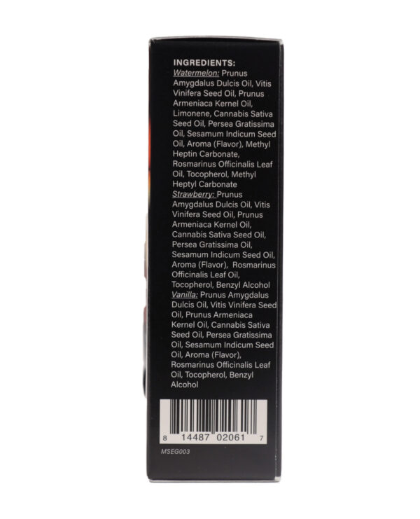 Earthly Body Edible Massage Oil Gift Set - 2 oz Watermelon, Strawberry & Vanilla - Image 3