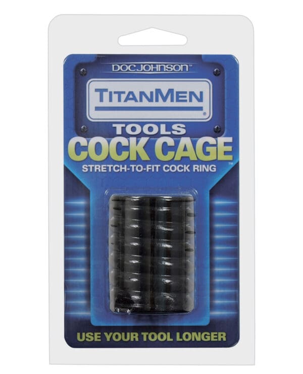 Titanmen Tools Cock Cage - Black