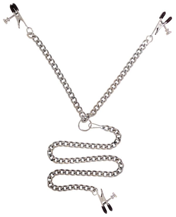 Spartacus Y-Style Broad Tip Nipple Clamps & Clit Clamp - Image 2