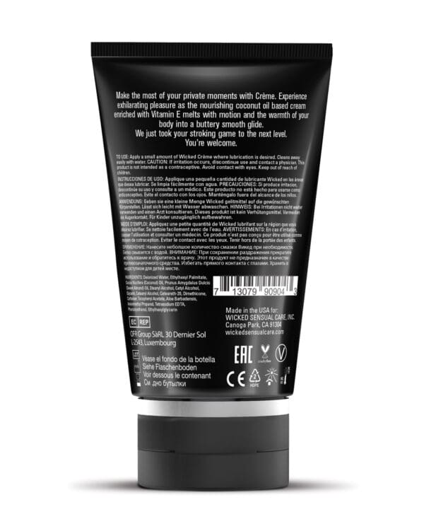Wicked Sensual Care Creme Stroking and Massage Cream - 4 oz - Image 2