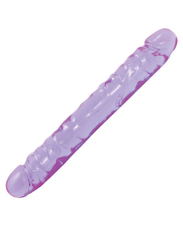 Crystal Jellies 12" Jr. Double Dong - Purple - Image 2