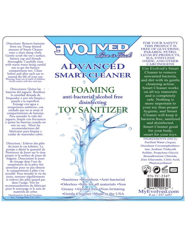 Evolved Smart Cleaner Foaming - 7.5 oz - Image 2