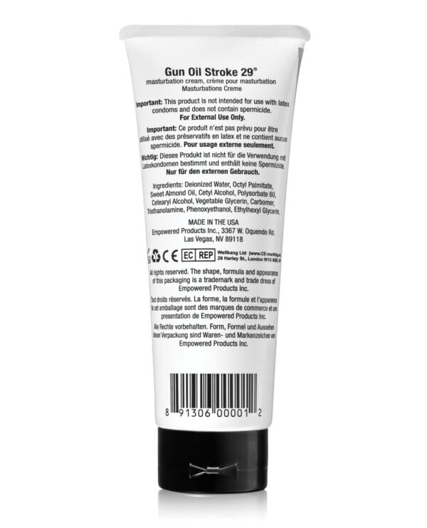 Stroke 29 Masturbation Cream - 3.3 oz Tube - Image 2