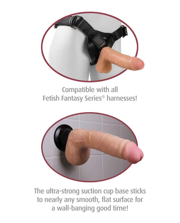 Real Feel Deluxe No. 10  10" Vibe Waterproof - Flesh - Image 5