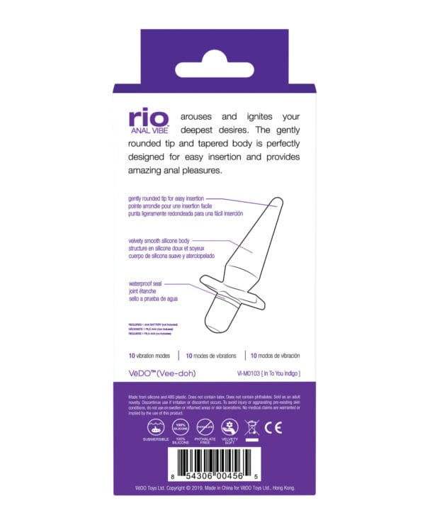 VeDO Rio Anal Vibe - Into You Indigo - Image 5