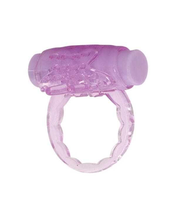 Humm Dinger Turbo Vibrating Cockring - Purple - Image 2