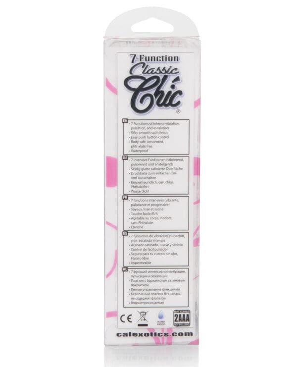 Classic Chic 4.25" - 7 Function Pink - Image 2