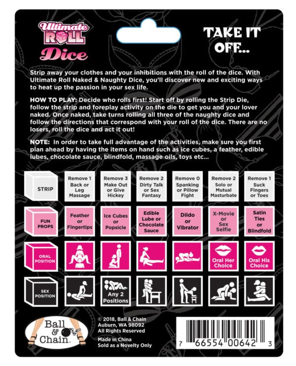 Ultimate Roll Naked & Naughty Dice - Image 2