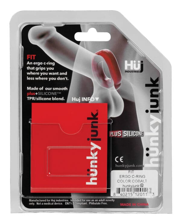 Hunky Junk Fit Ergo C-Ring - Tar - Image 5