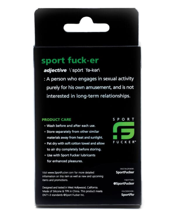 Sport Fucker Cum Plug Kit - Blue - Image 3