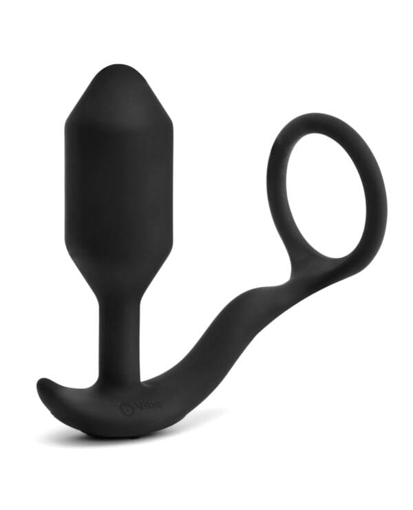 b-Vibe Vibrating Snug & Tug Medium - Black - Image 3