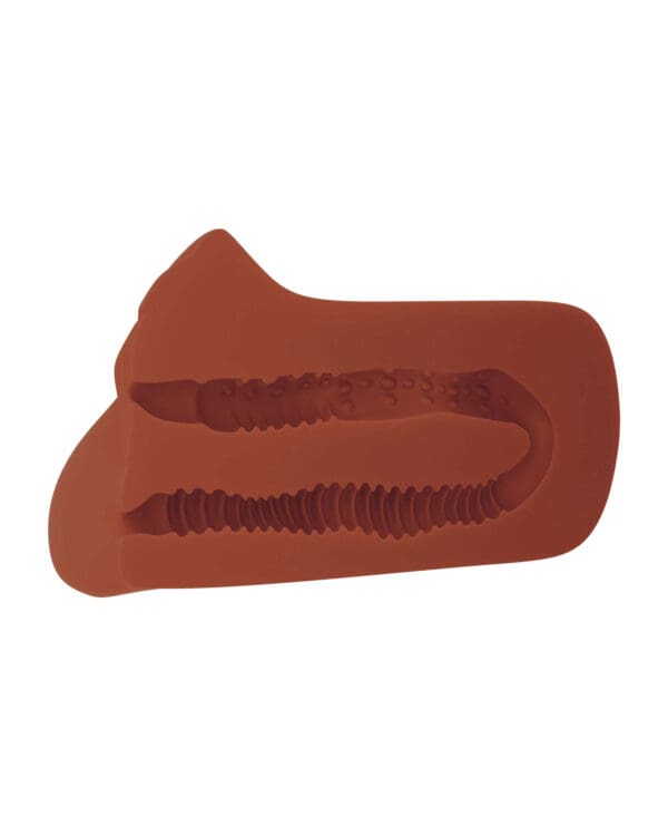 PDX Plus Pick Your Pleasure Stroker - Brown - Image 4