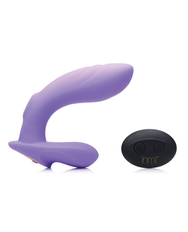 Inmi 10x G-Tap Tapping Silicone G Spot Vibrator - Purple - Image 2